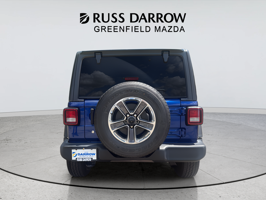 Used 2019 Blue Jeep Unlimited Sport S image 4