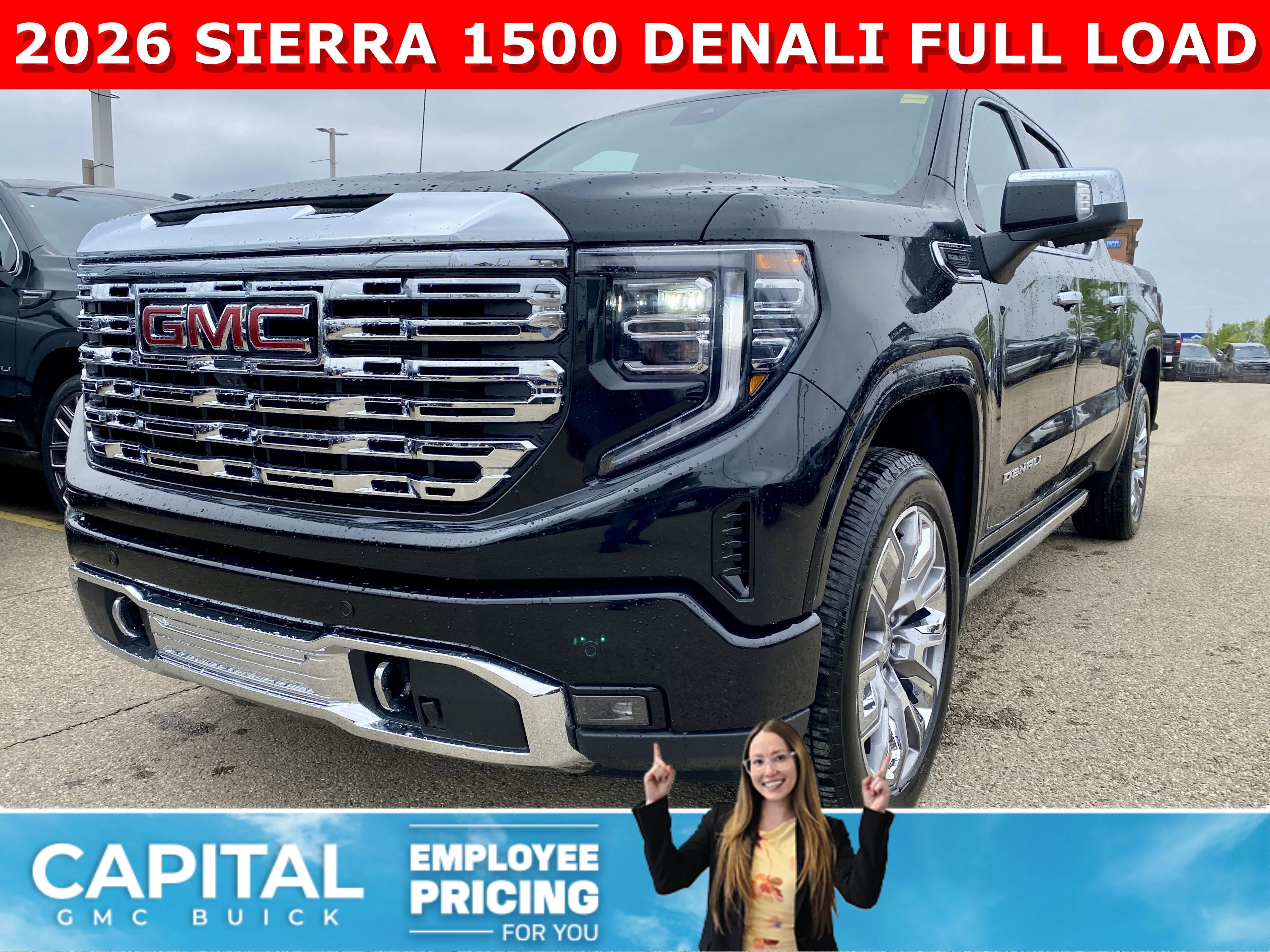 New 2026 ONYX BLACK GMC Denali image 1