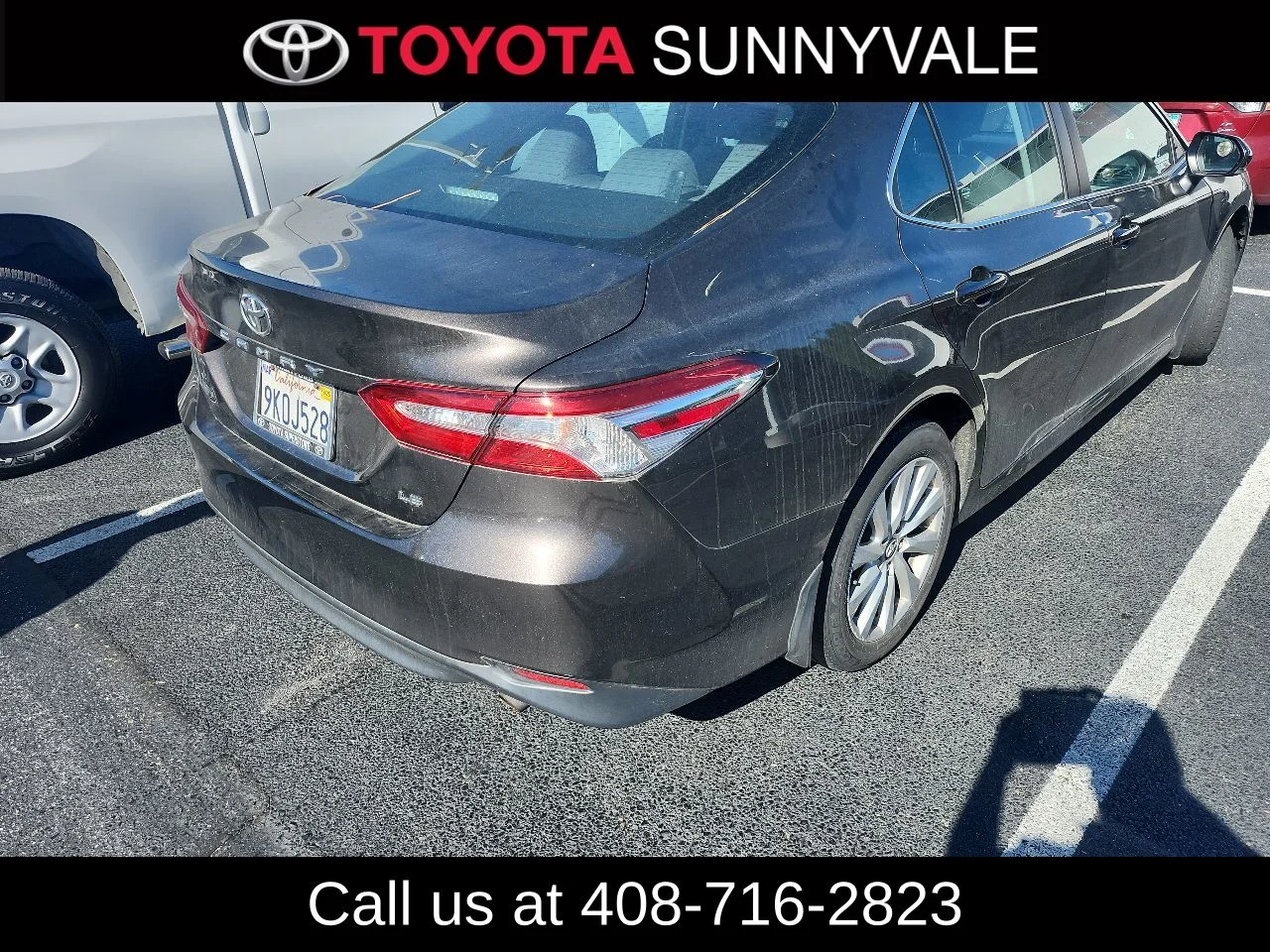 Certified Used 2020 Brown Toyota LE image 2