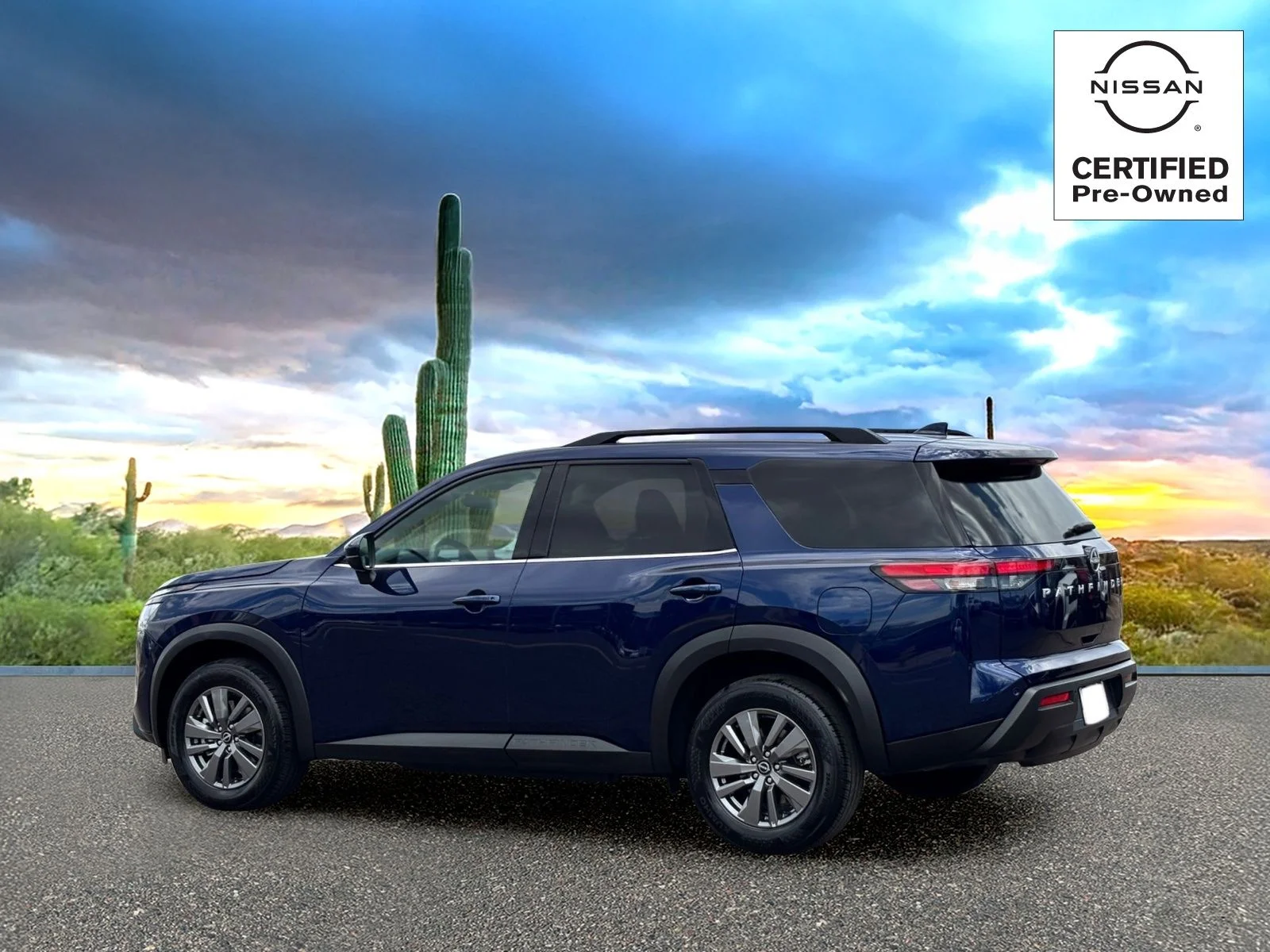 Used 2025 Deep Ocean Blue Pearl Nissan SV image 3