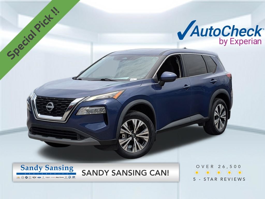 Used 2023 Caspian Blue Metallic Nissan SV image 1
