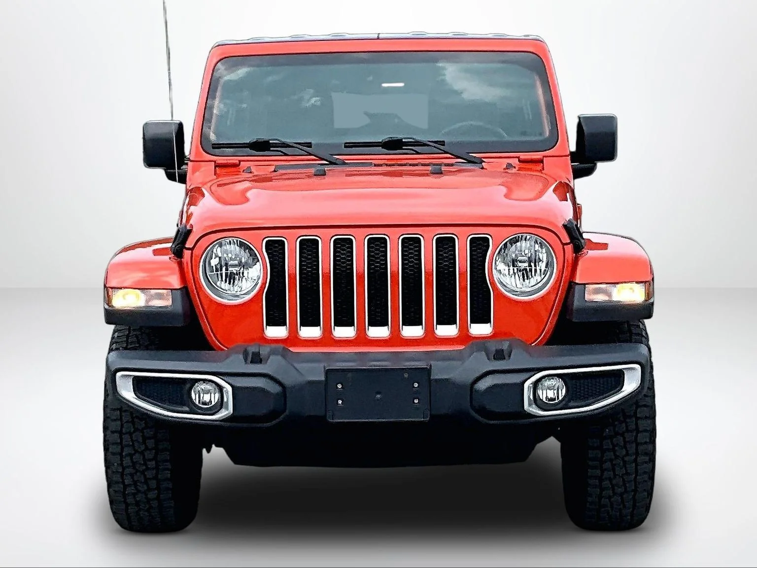 Used 2018 Orange Jeep Unlimited Sahara image 4