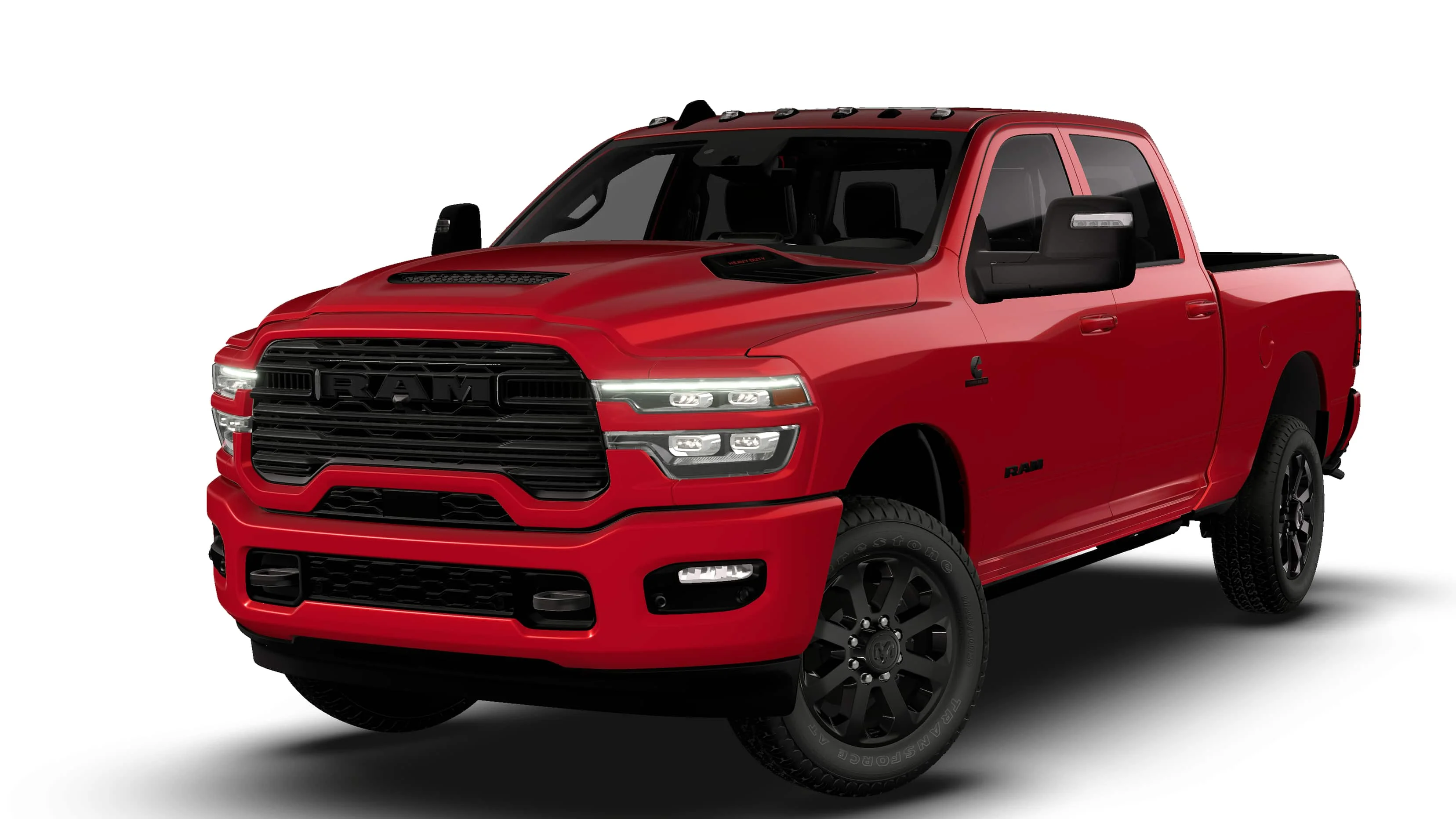 New 2026 Molten Red Pearl-Coat Exterior Paint RAM LARAMIE image 13