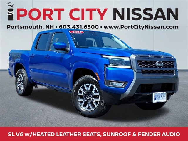 2025 Nissan Frontier SL v6 w/LEATHER, SUNROOF & FENDER AUDIO