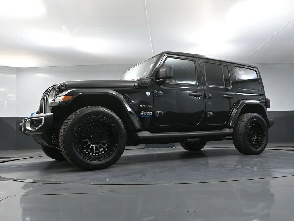 Used 2023 Black Jeep Sahara 4xe image 42