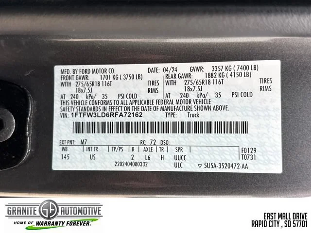 Used 2024 Grey Ford XLT image 28