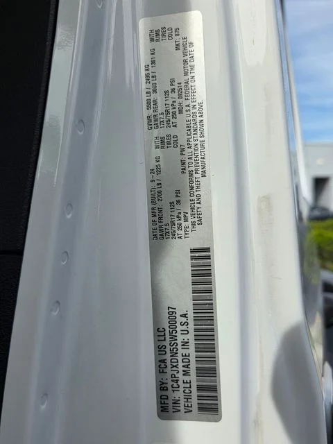 Used 2025 Bright White Clearcoat Jeep Sport S image 18