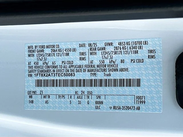 New 2026 Oxford White Ford XL image 19