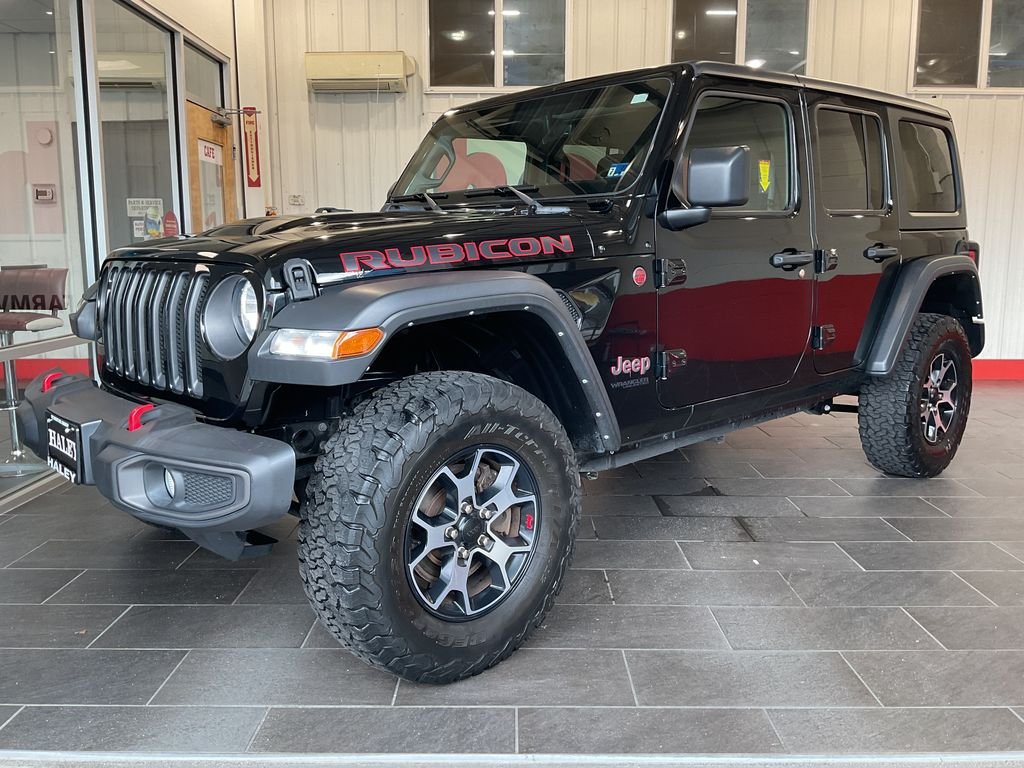 Used 2022 Black Jeep Unlimited Rubicon image 2