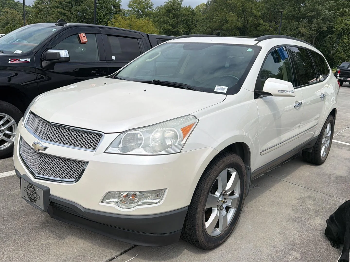 Used 2012 White Diamond Tri-Coat Chevrolet LTZ image 2
