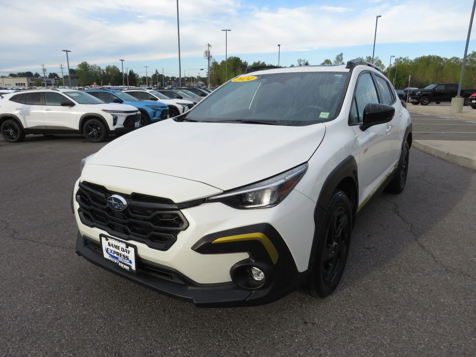 Used 2024 Crystal White Pea Subaru Sport image 13