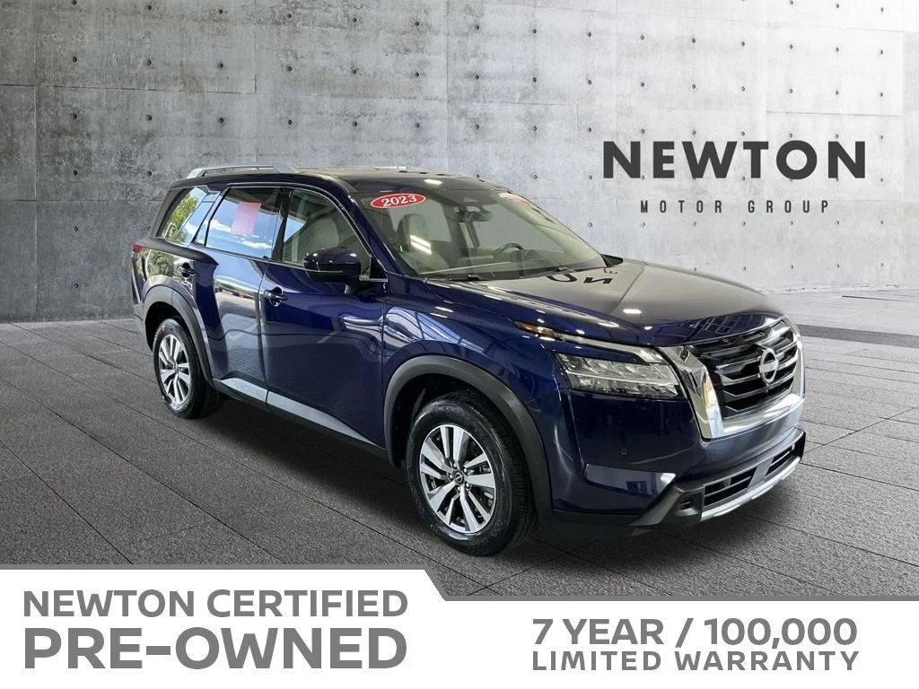 Certified Used 2023 Deep Ocean Blue Nissan SL image 1