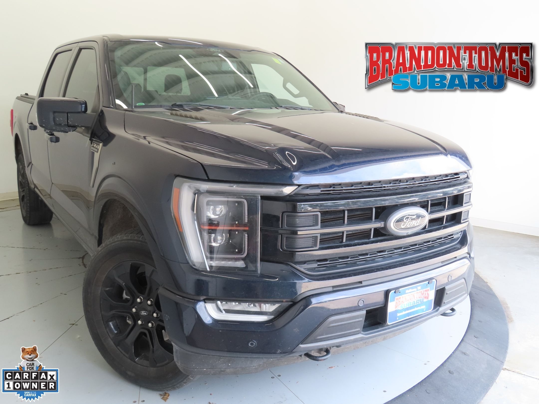 Used 2022 Blue Ford Platinum image 1