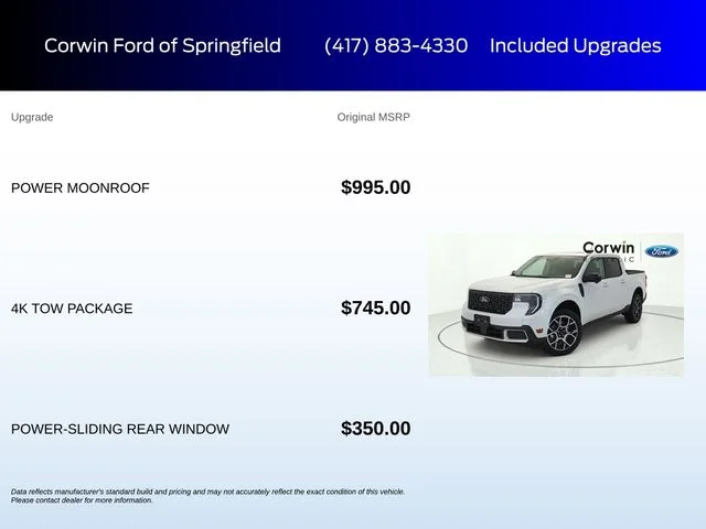 New 2026 Space White Metallic Ford Lariat® image 5