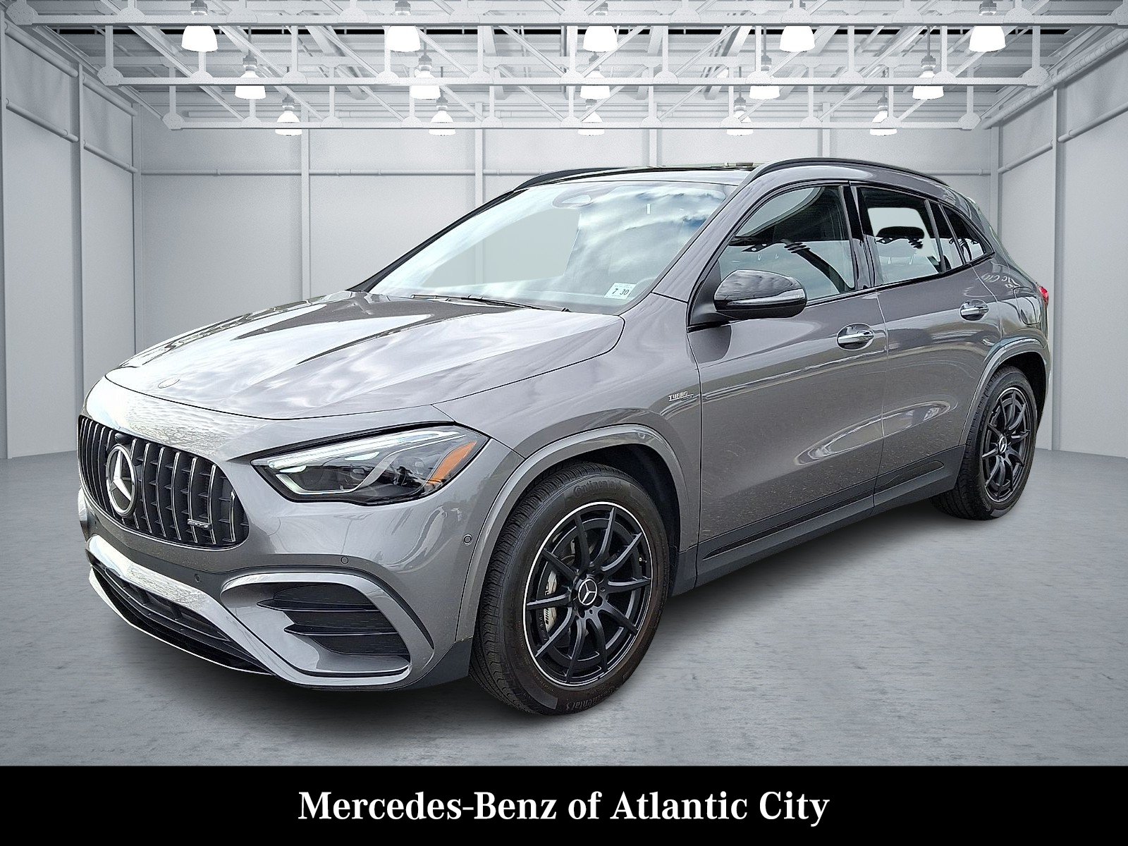 Certified Used 2025 Mountain Grey Metallic Mercedes-Benz 4MATIC® image 3