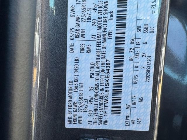 Used 2025 Carbonized Gray Metallic Ford XLT image 24