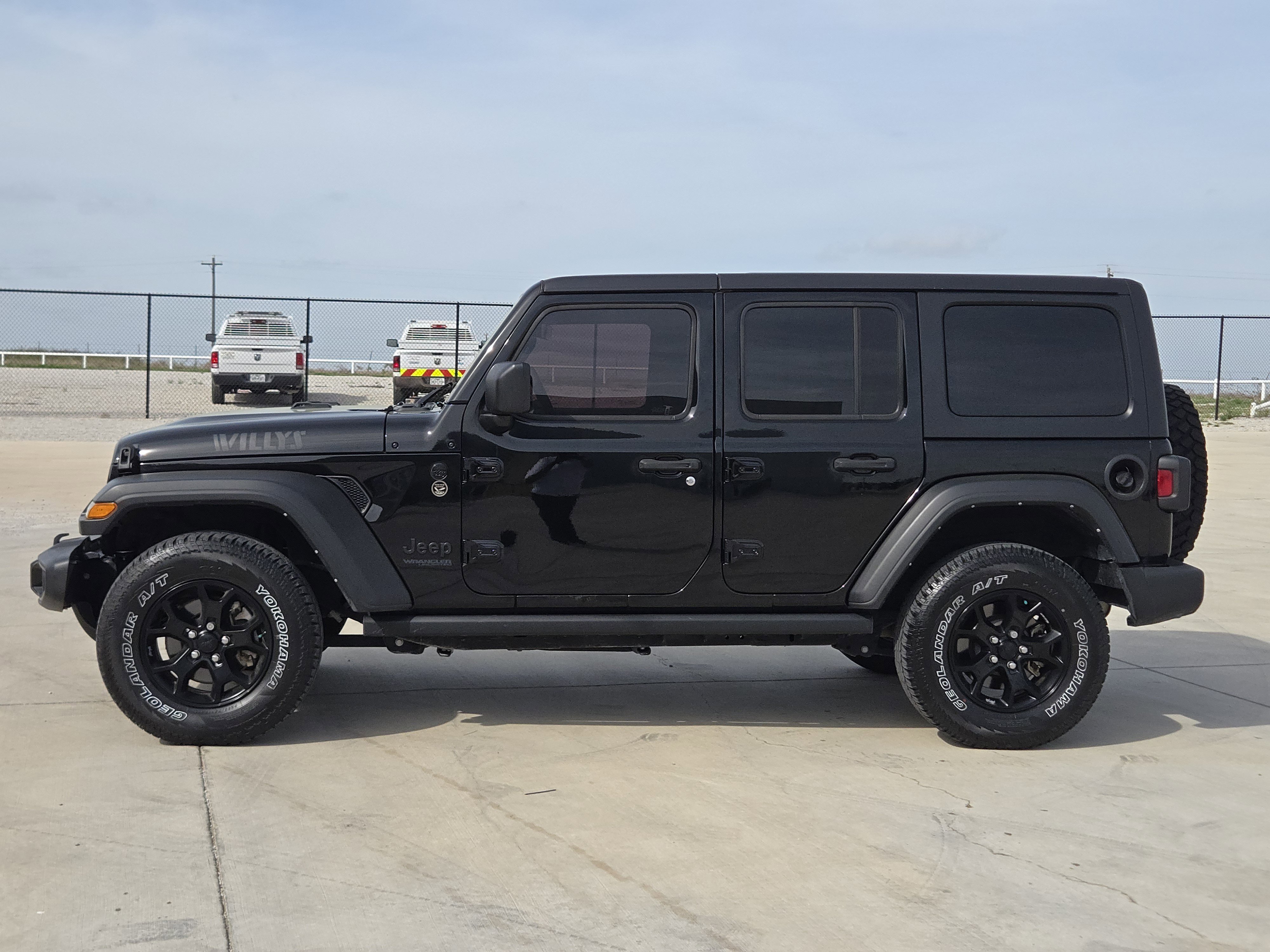 Used 2022 Black Clearcoat Jeep Unlimited Willys image 5