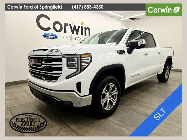 Used 2025 Summit White GMC SLT image 1