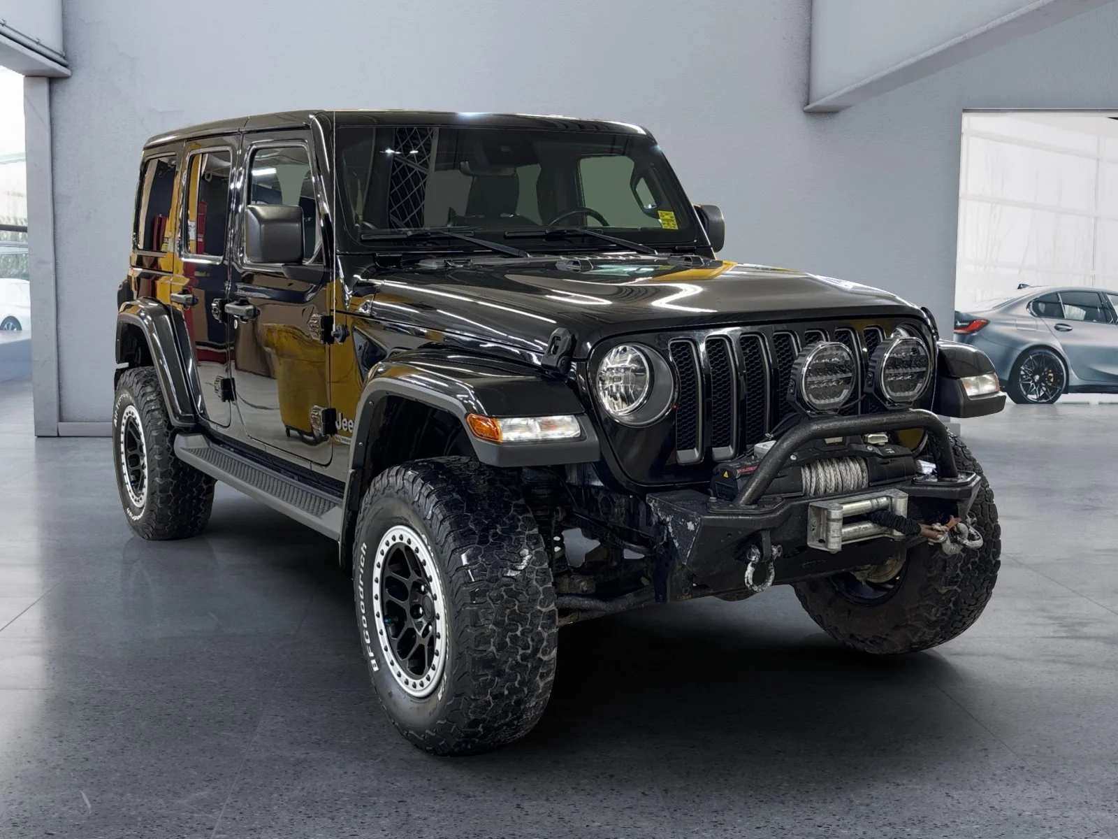 Used 2021 Black Jeep Unlimited Sahara 80th Anniversary image 7