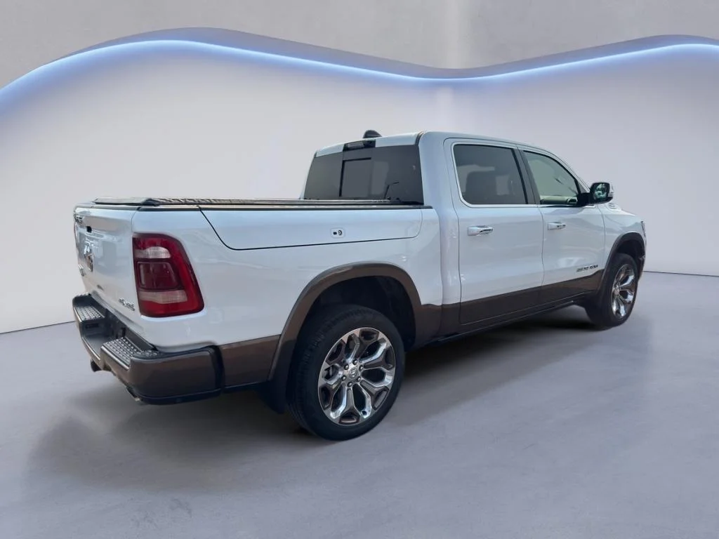 Used 2022 Ivory White Tri-Coat Pearlcoat Ram Longhorn image 6