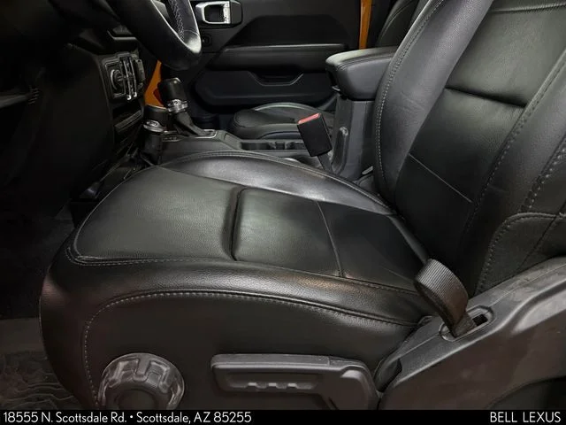Used 2021 Yellow Jeep Unlimited Sahara Altitude image 12