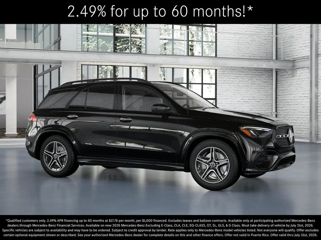 New 2026 Obsidian Black Metallic Mercedes-Benz GLE 350 image 13