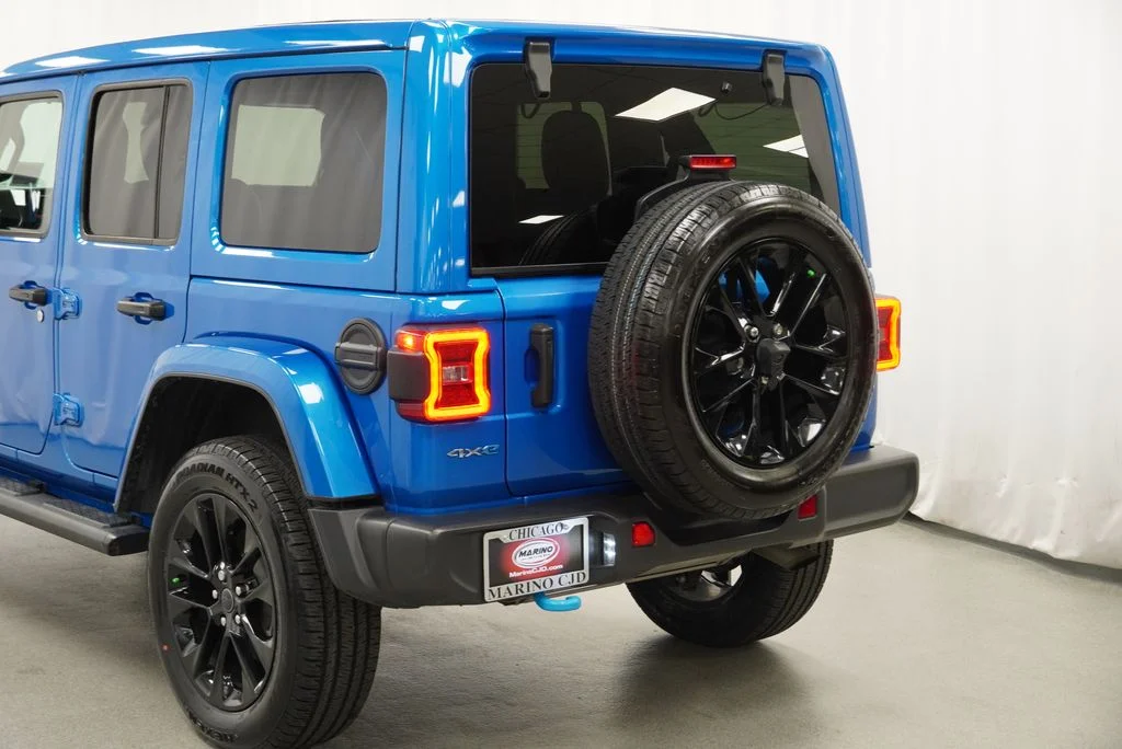 Used 2024 Blue Jeep Sahara 4xe image 15