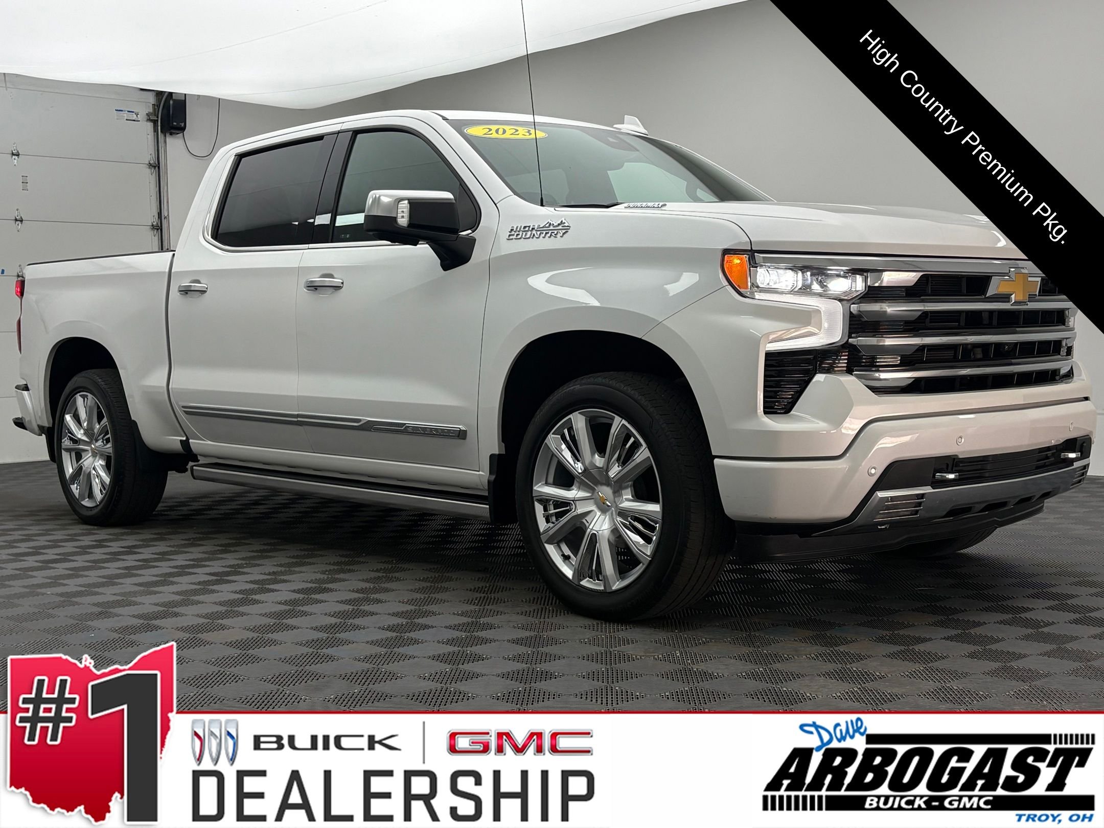 Used 2023 Iridescent Pearl Tricoat Chevrolet High Country image 1