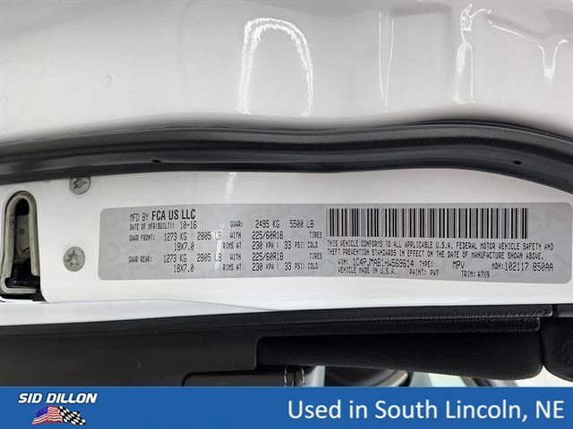 Used 2017 Bright White Clearcoat Jeep Altitude image 16