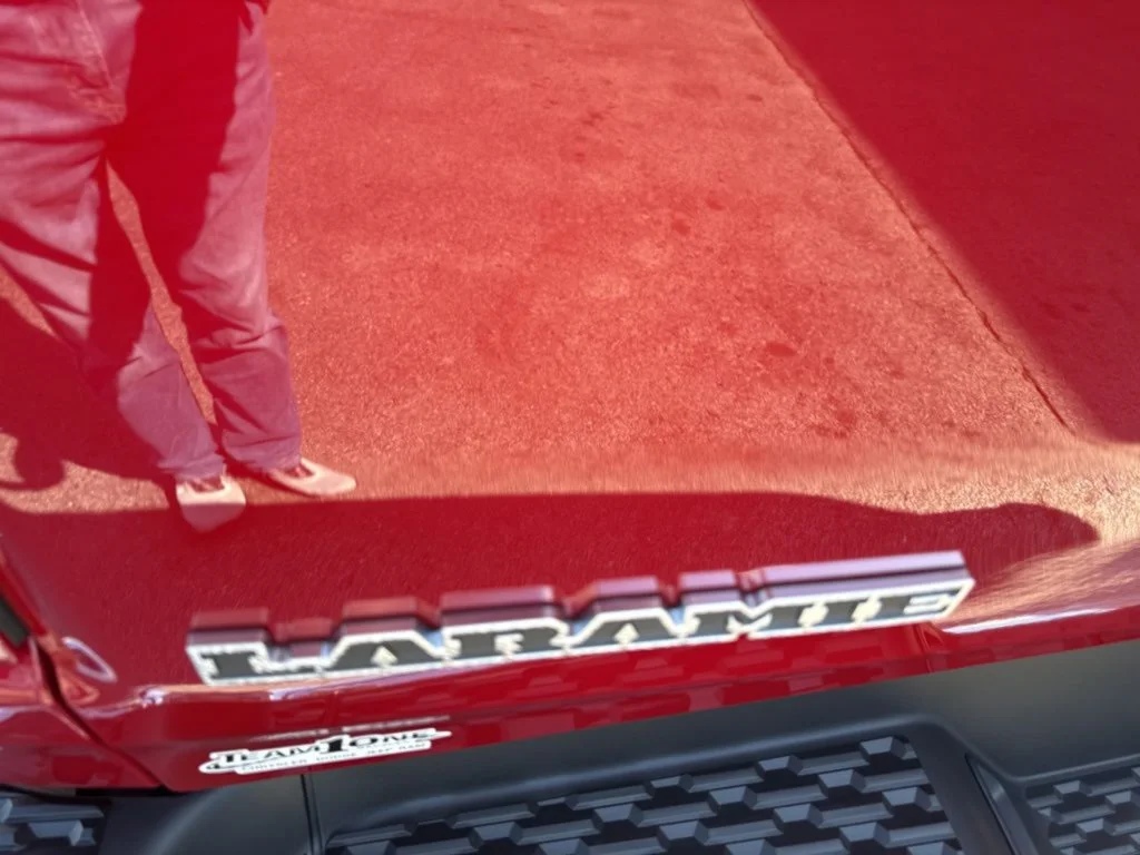New 2026 Molten Red Pearl-Coat Exterior Paint RAM Laramie image 24