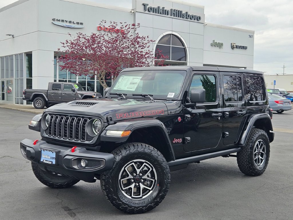 New 2026 Black Clear-Coat Exterior Paint Jeep Rubicon image 2
