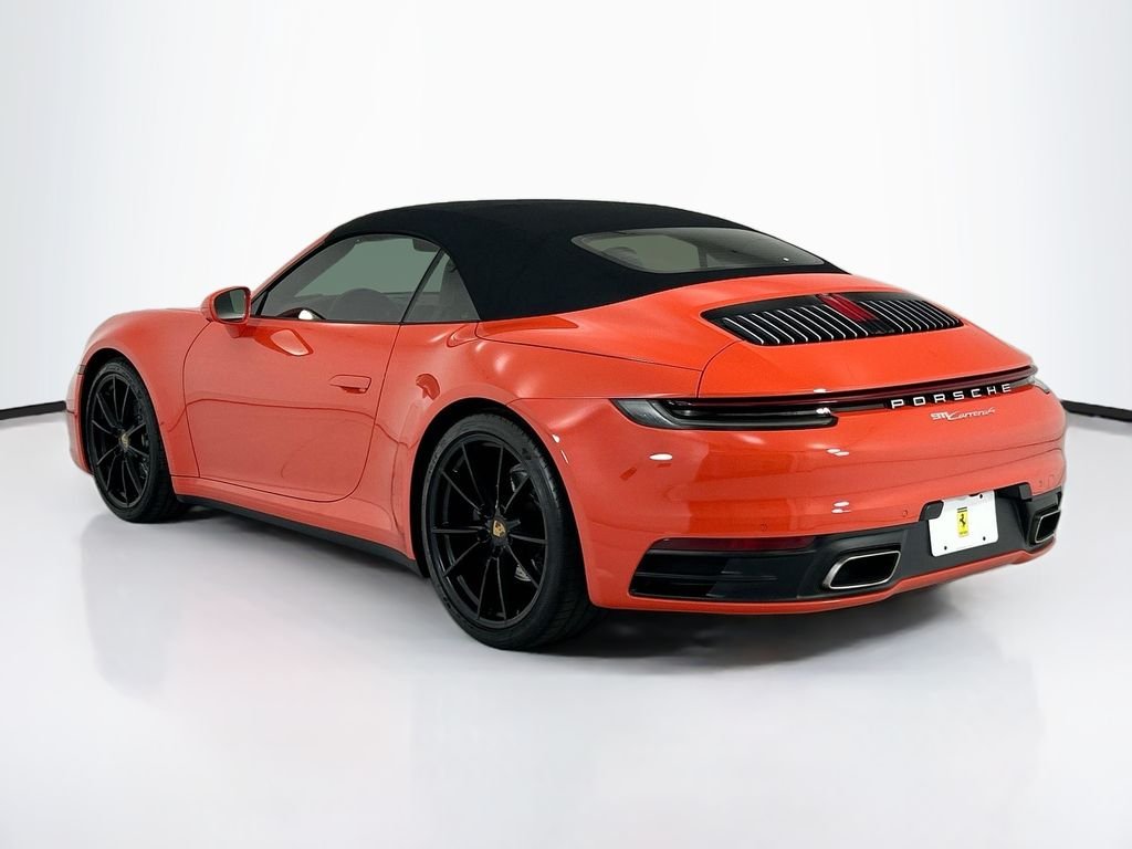 Used 2021 Lava Orange Porsche Carrera image 15