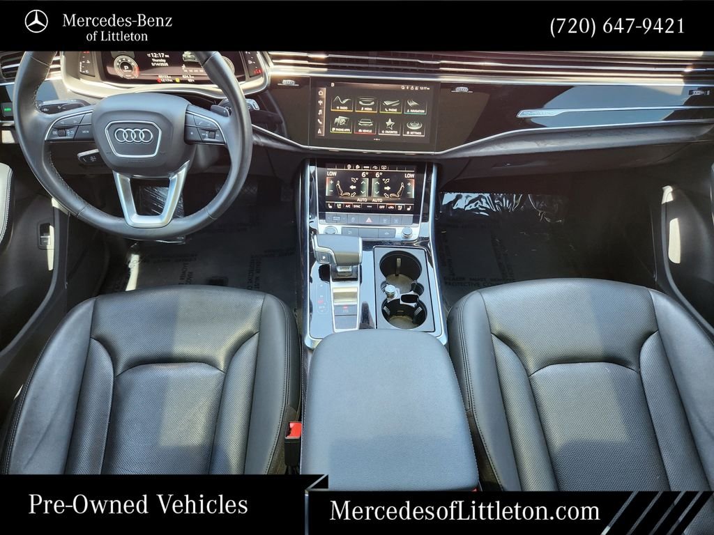 Used 2021 Blue Audi 55 Premium Plus image 27