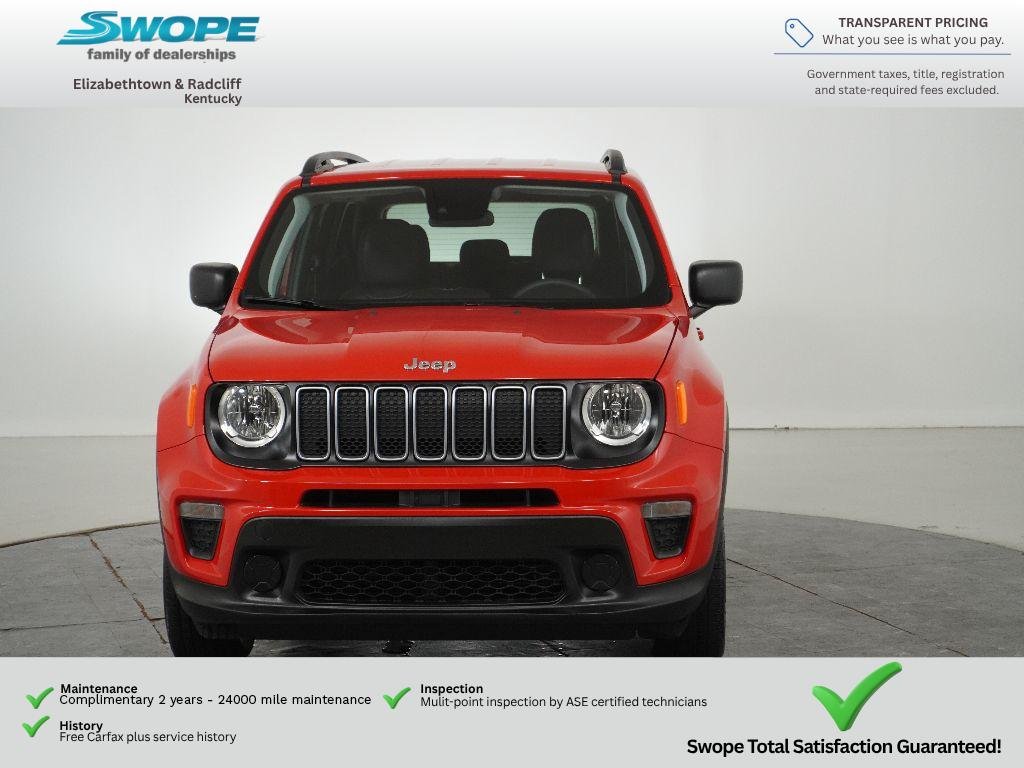 Used 2022 Colorado Red Clearcoat Jeep Sport image 8