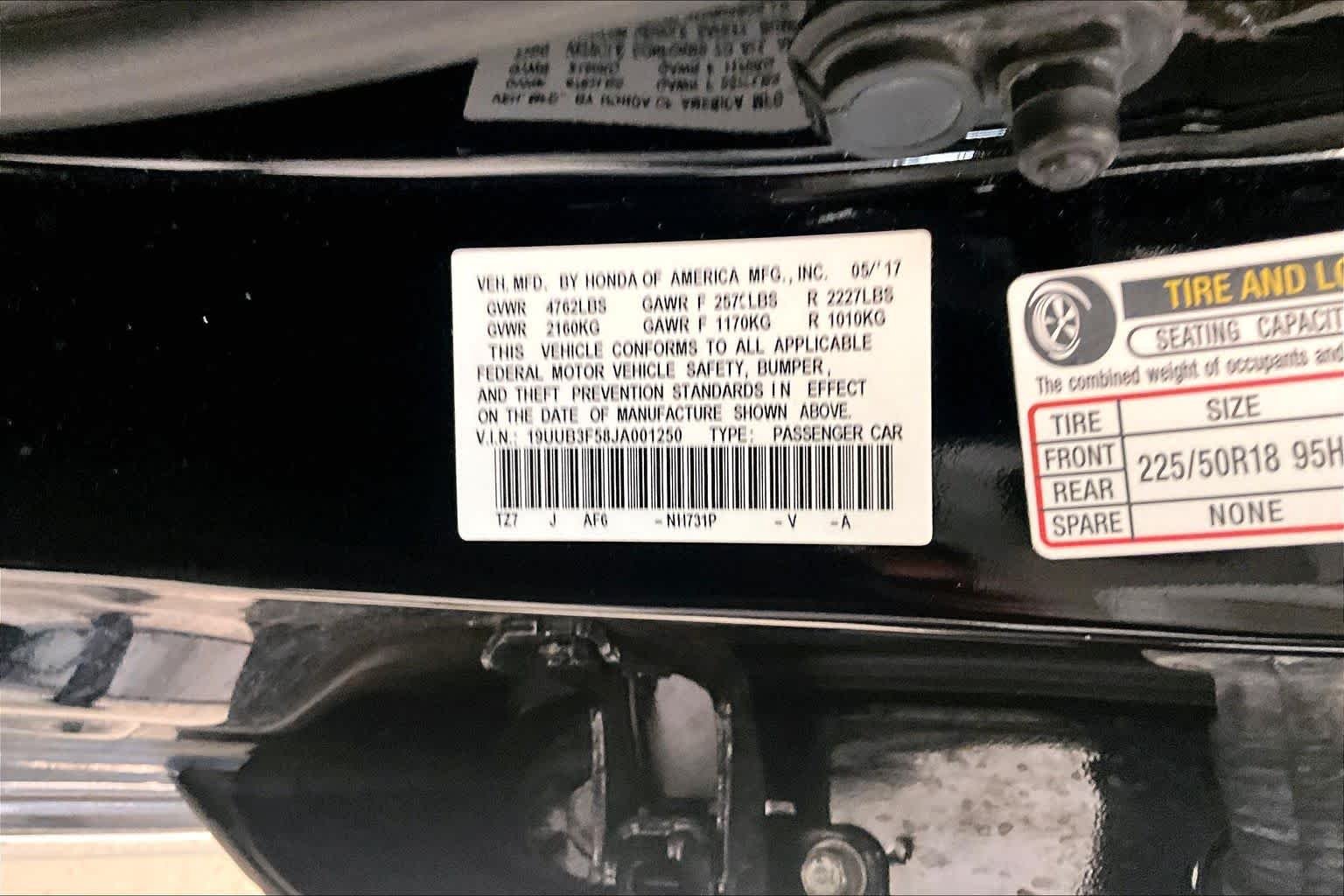 Used 2018 Crystal Black Pearl Acura w/Technology Pkg image 31