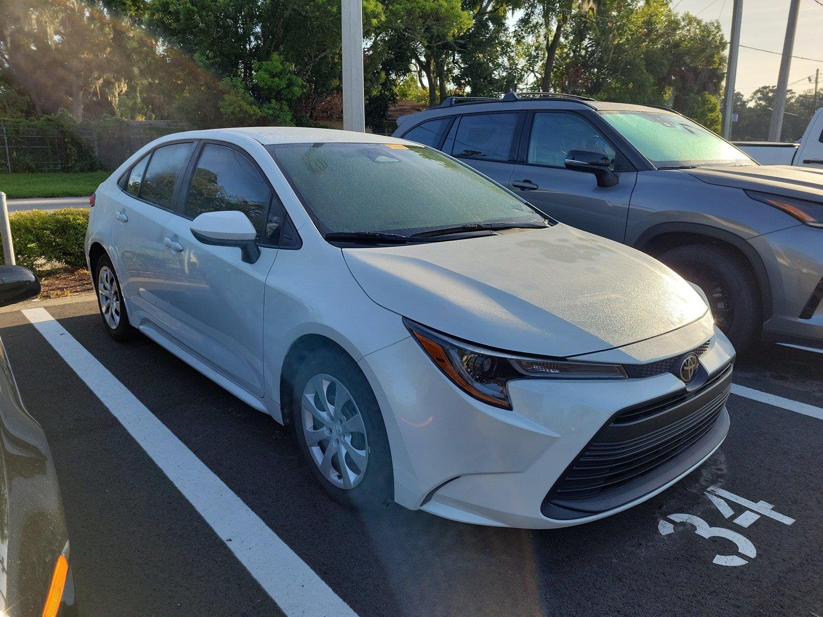 Used 2024 Wind Chill Pearl Toyota LE image 4