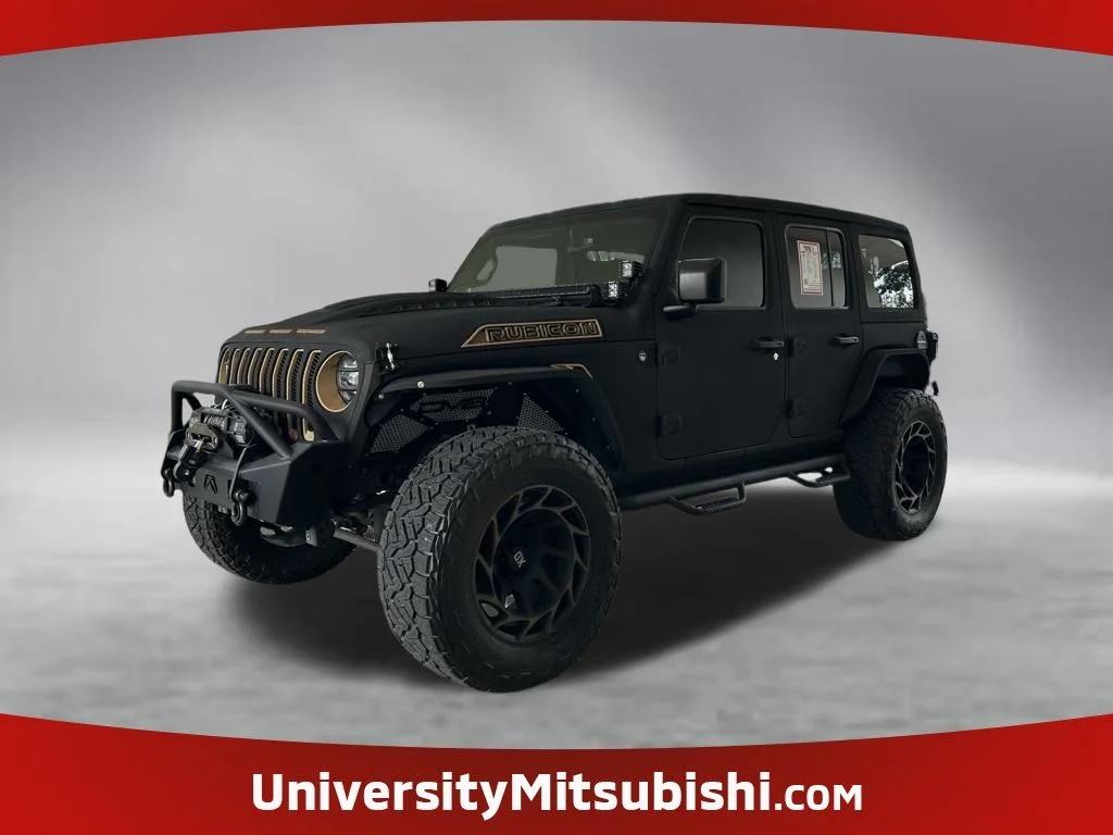 Used 2021 Black Jeep Unlimited Rubicon image 1