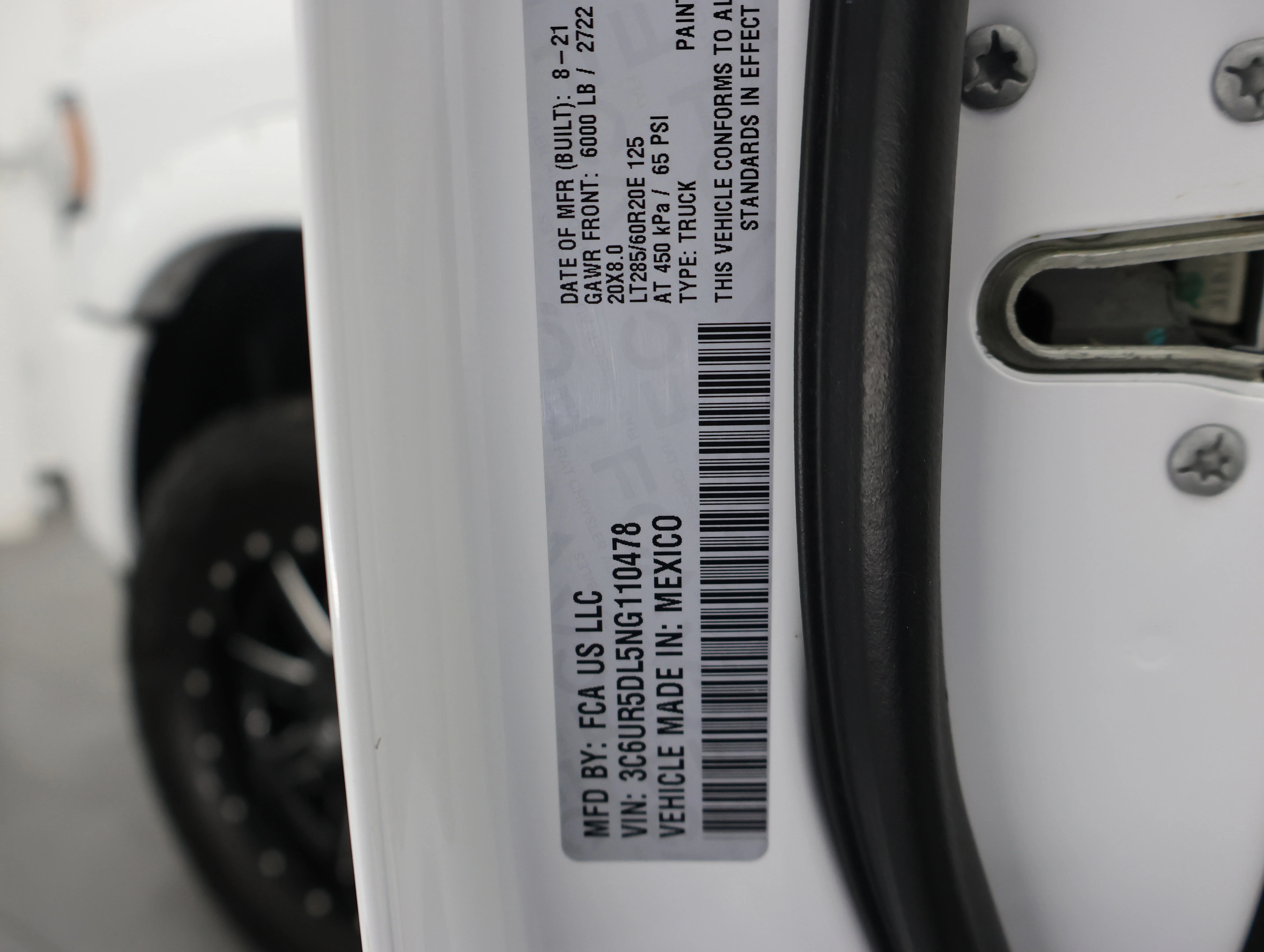 Used 2022 Bright White Clearcoat Ram Big Horn image 64