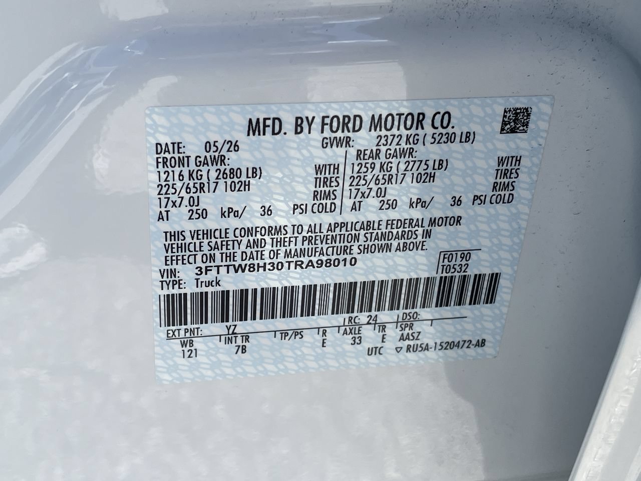 New 2026 Oxford White Ford XLT image 31