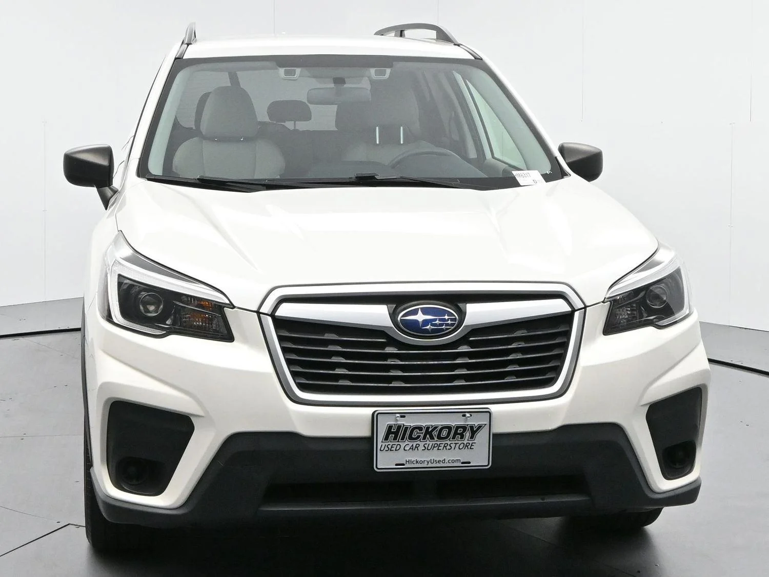 Used 2021 Crystal White Pearl Subaru Base image 2