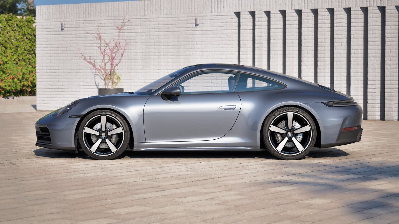 New 2026 Vanadium Grey Metallic Porsche Carrera image 2