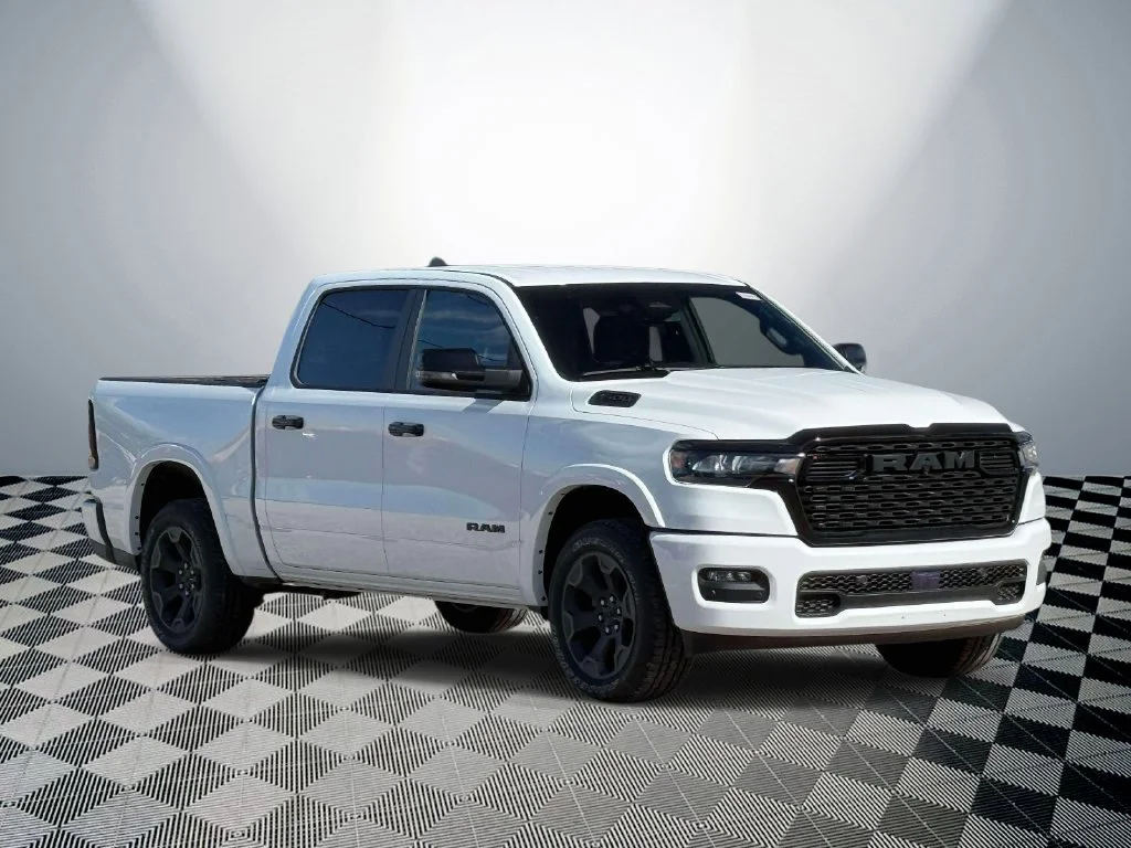 New 2026 Bright White Clear-Coat Exterior Paint RAM Big Horn/Lone Star image 4