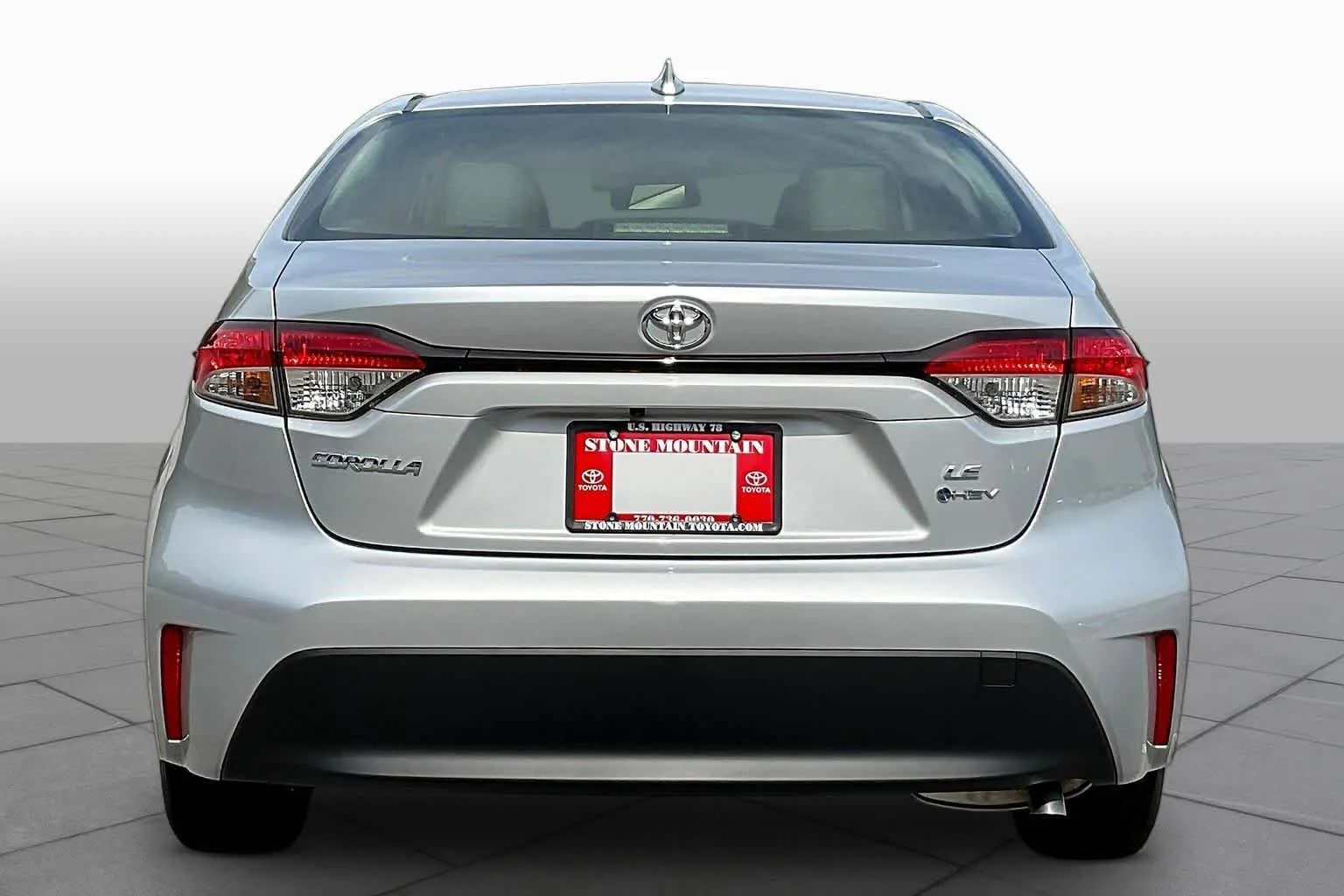 New 2026 Classic Silver Metallic Toyota Hybrid LE image 4