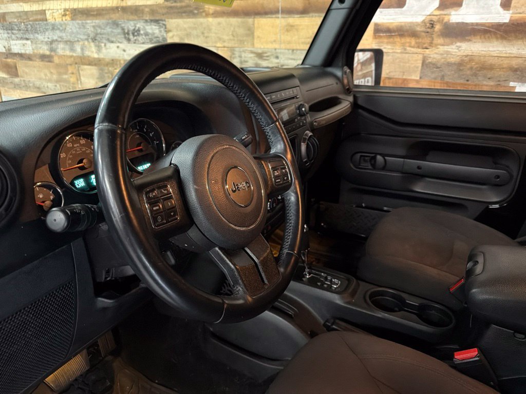 Used 2017 Black Clearcoat Jeep Willys Wheeler image 8