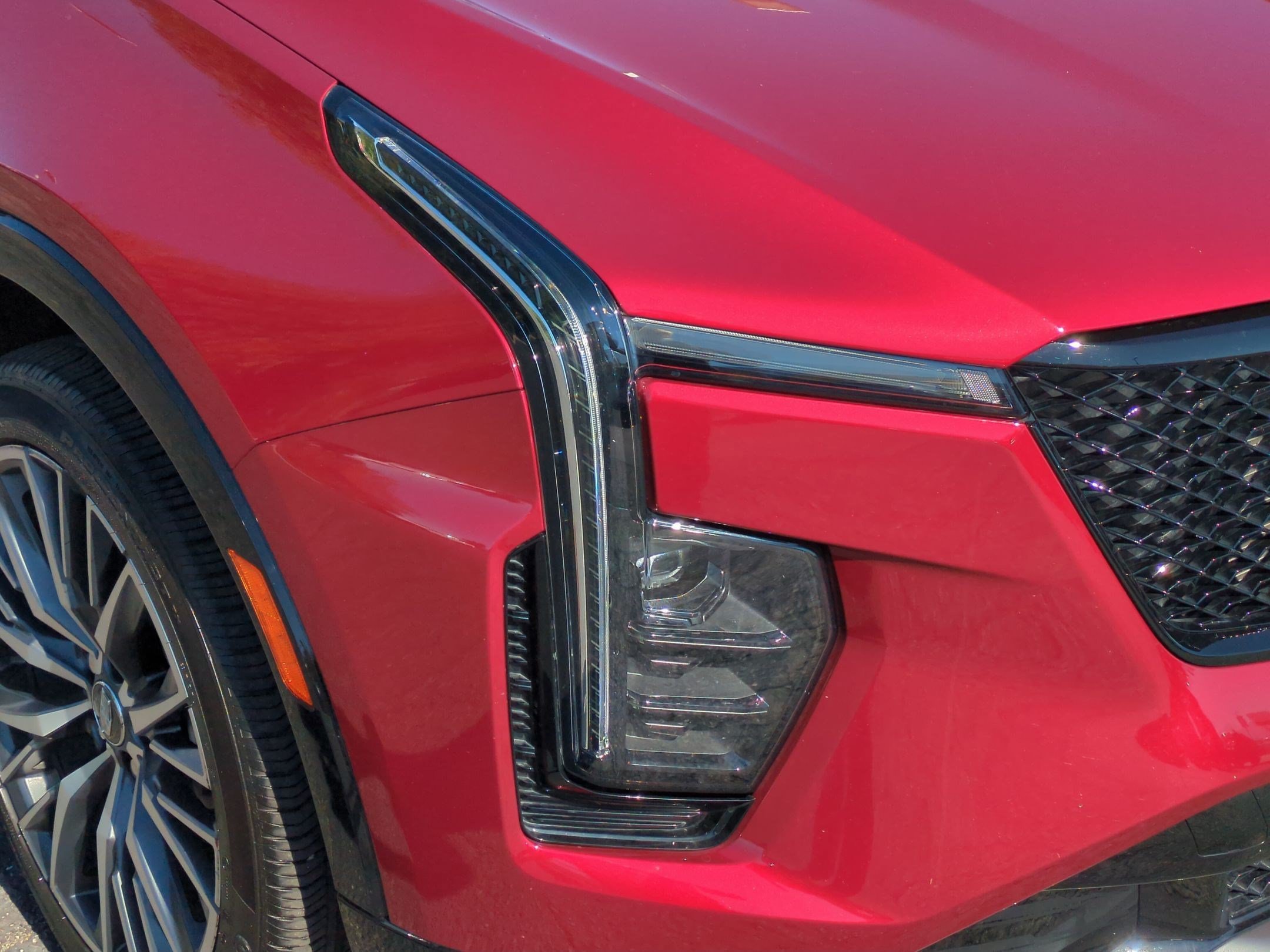 Used 2024 Radiant Red Tintcoat Cadillac Sport image 10