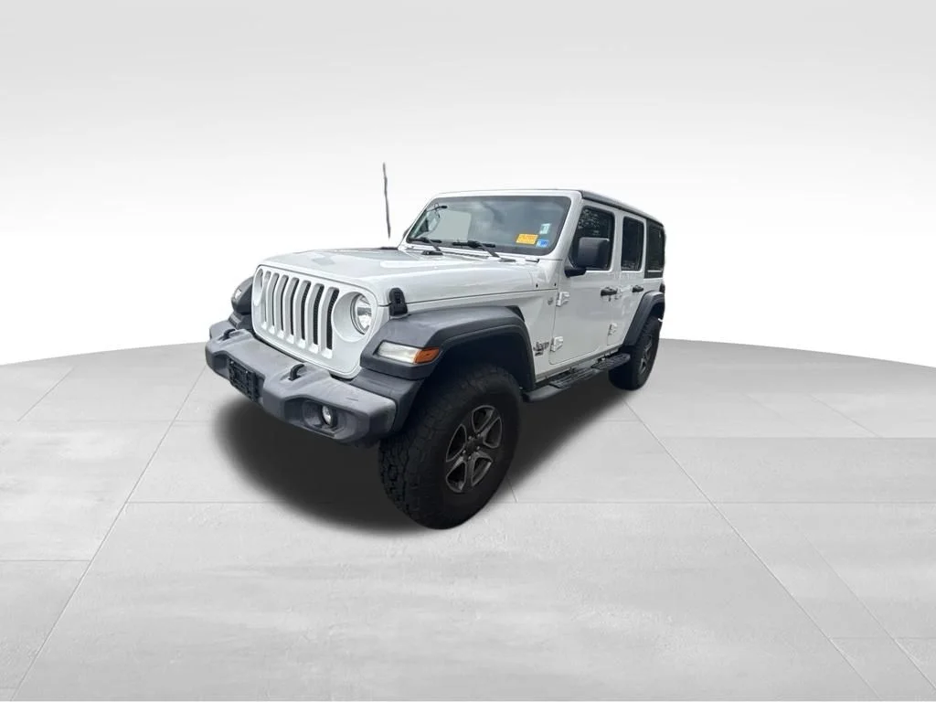 Used 2018 White Jeep Unlimited Sport S image 2