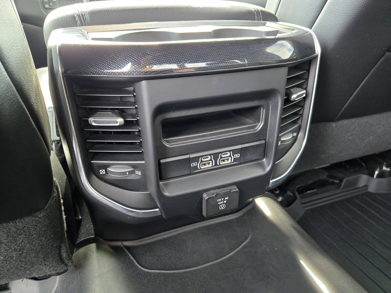 Used 2023 Diamond Black Crystal Pearlcoat Ram Laramie image 11