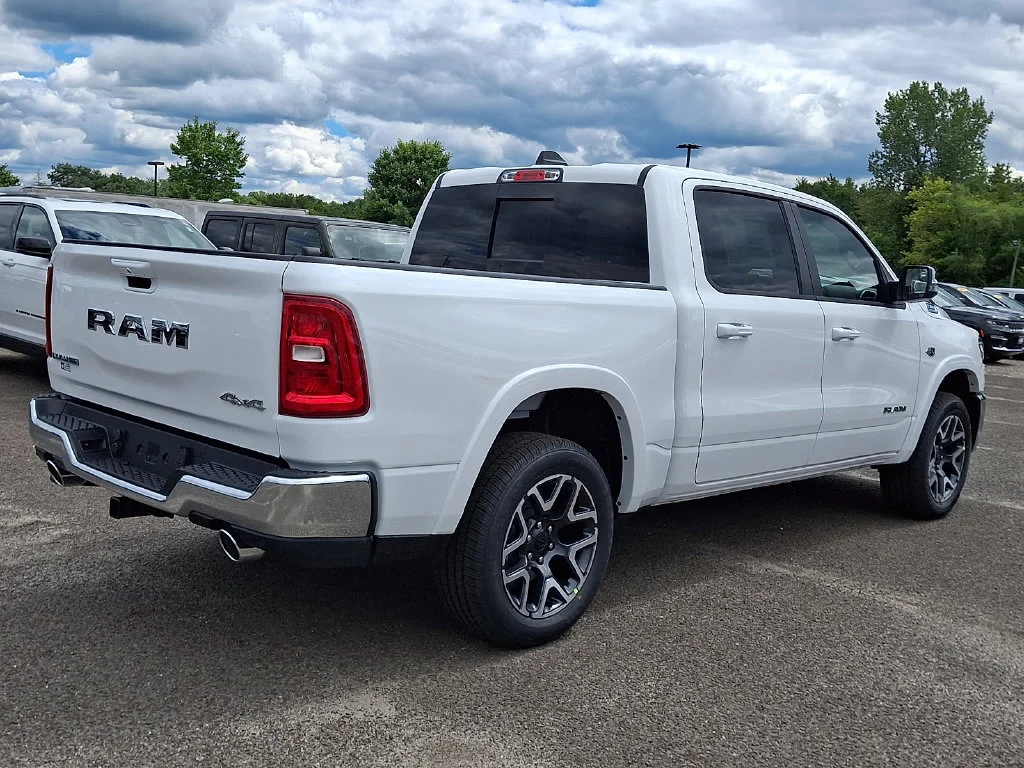New 2027 Bright White Clear-Coat Exterior Paint RAM Laramie image 8