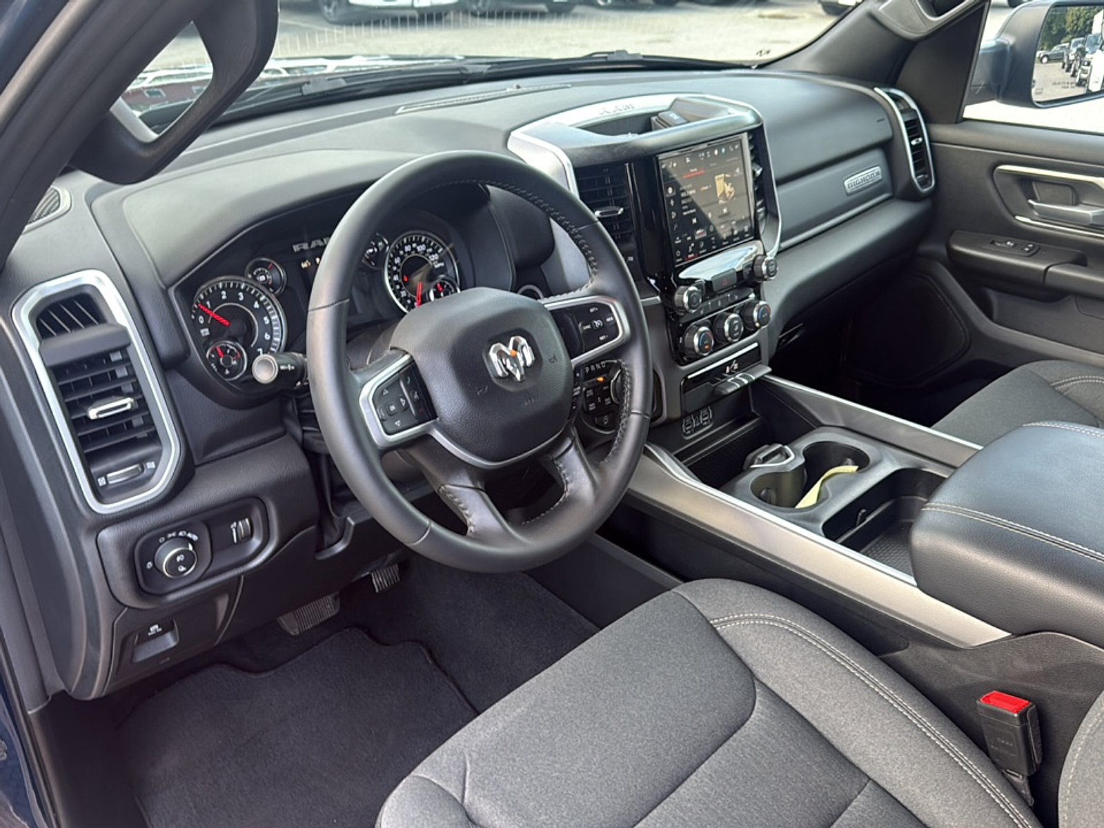 Used 2023 Patriot Blue Pearlcoat Ram Big Horn Crew Cab 4x4 5