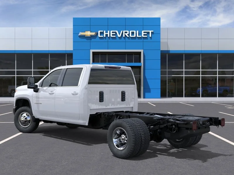 New 2026 White Chevrolet 4WD Crew Cab 177" WB, 60" CA Work Truck image 3